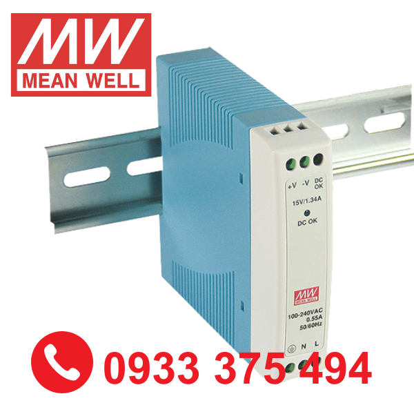 MDR-10-5| Nguồn Meanwell MDR-10-5 ( 10W 5V 2A )